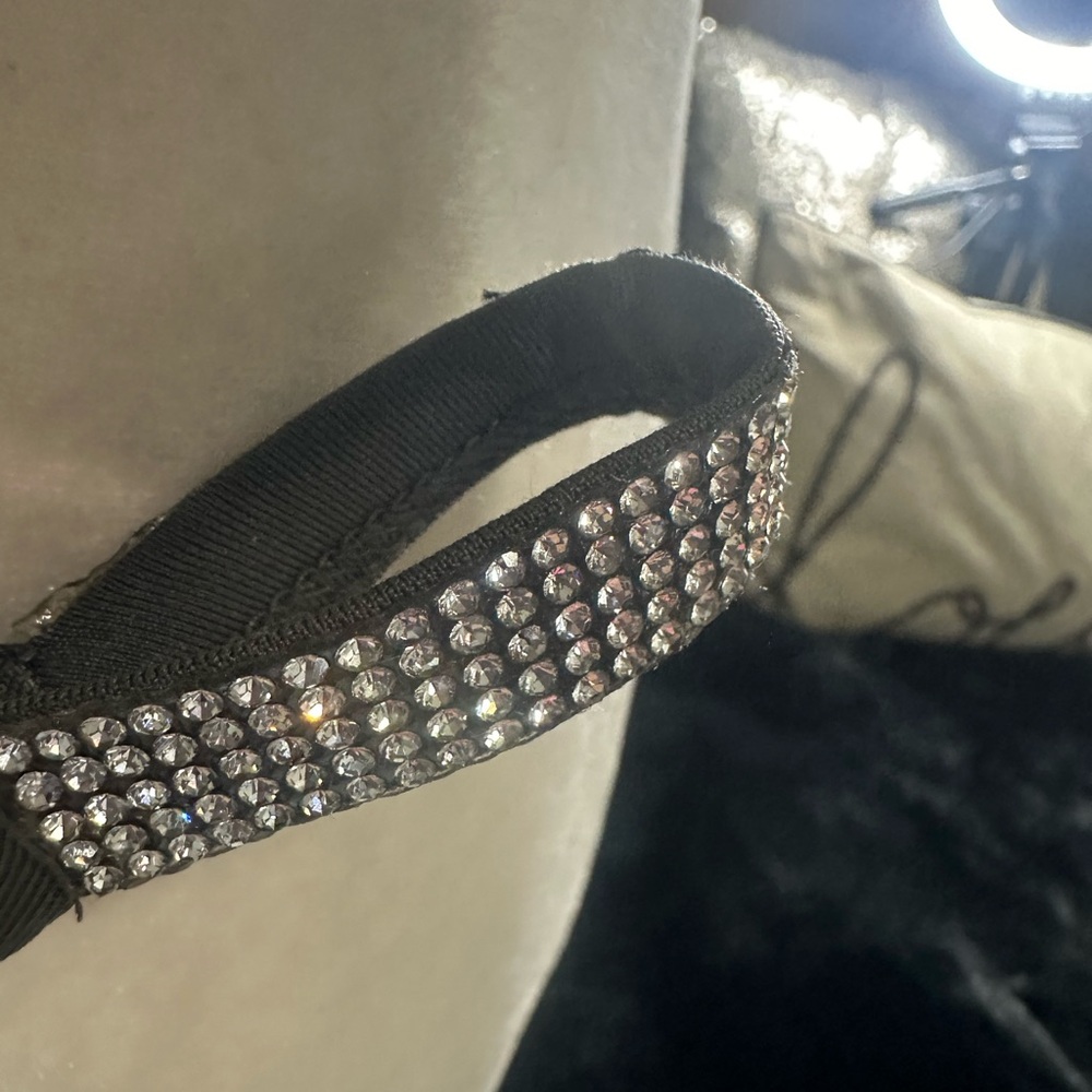 Chic Black Rhinestone Embellished Bikini Swimwear - Picture 5 of 15